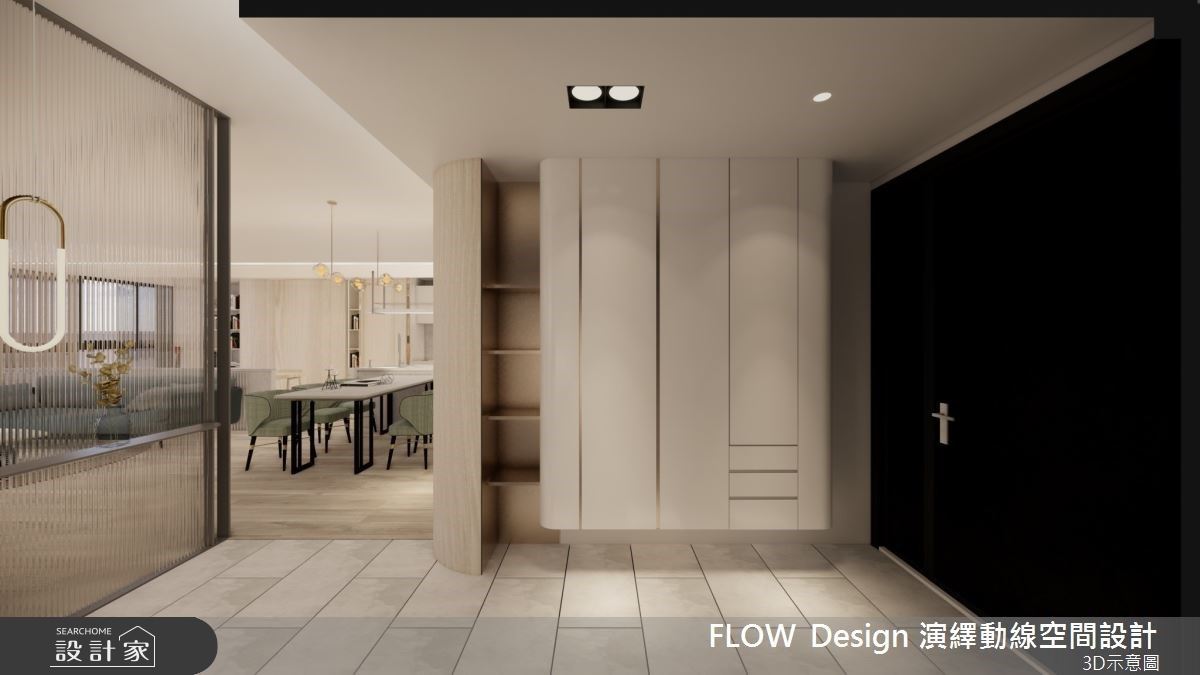 40坪的中古老宅褪去歲月的痕跡化身為現代風奶茶系住宅