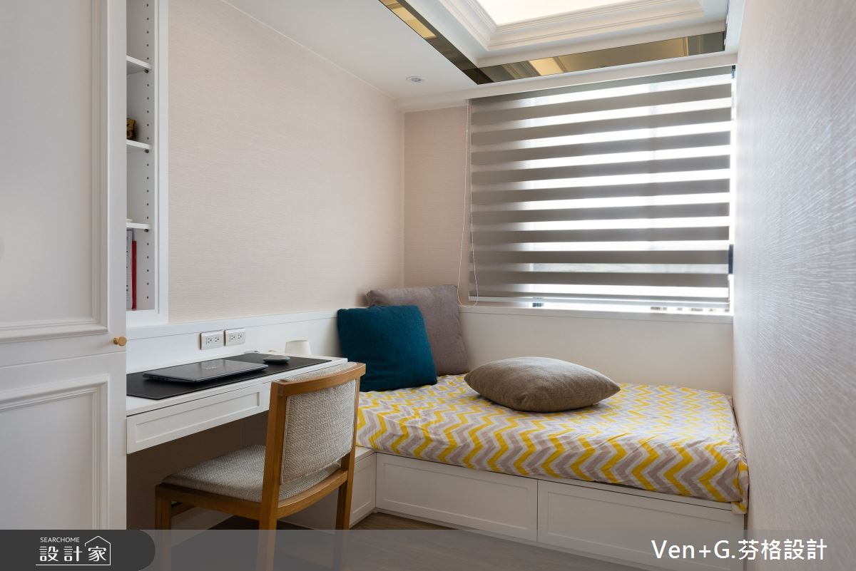25坪的3房2廳新成屋,因屋主的喜好規劃為美式風,屋主