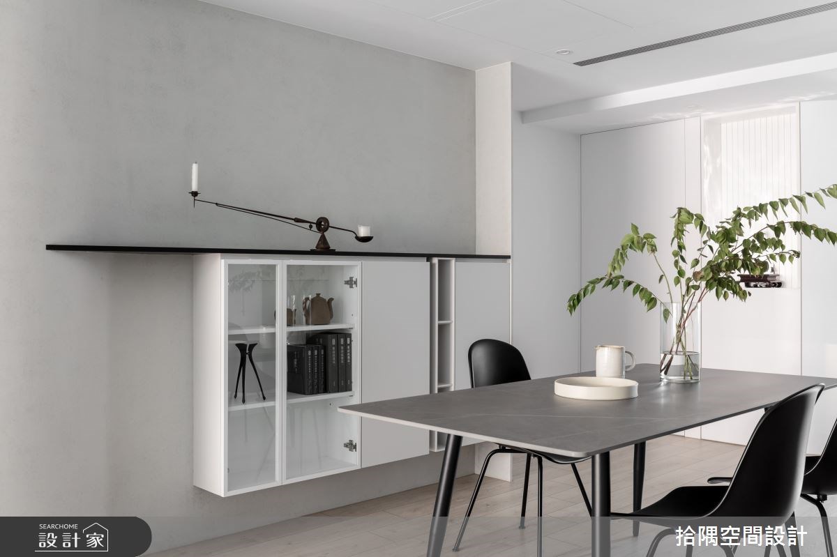 36坪單身宅，原本是略顯陰暗的老屋，透過全面翻新，以