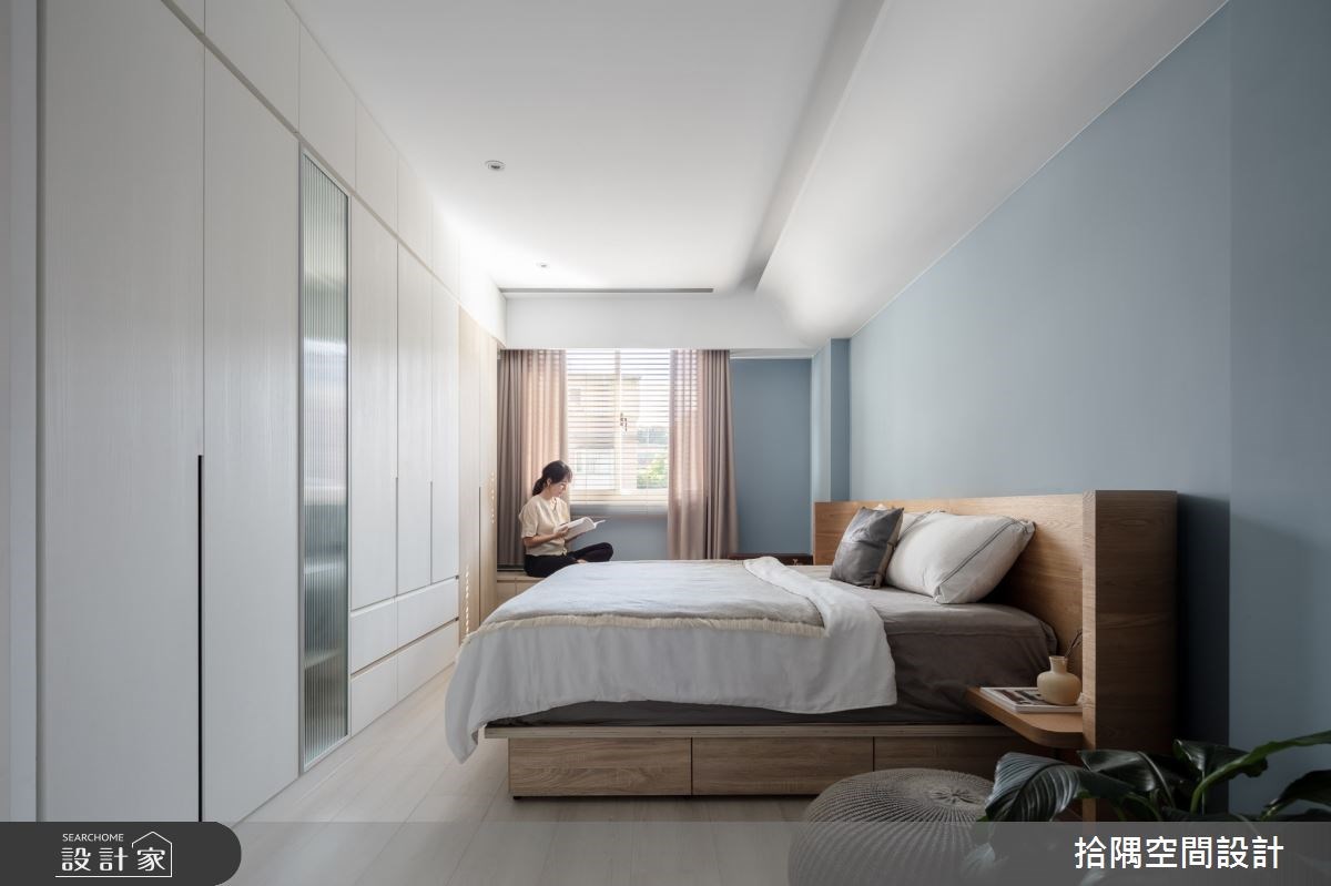 36坪單身宅，原本是略顯陰暗的老屋，透過全面翻新，以