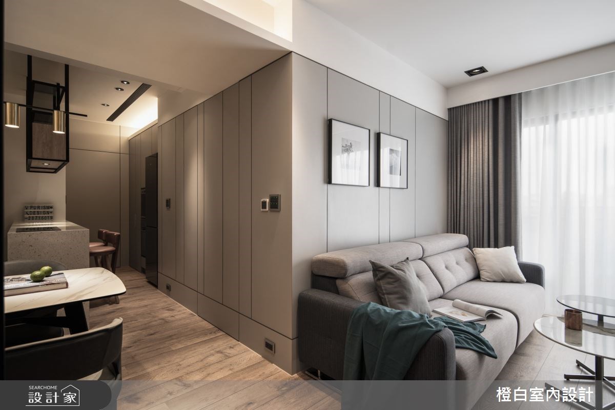 20 坪左右的住宅空間，是許多新婚家庭或是年輕夫妻的