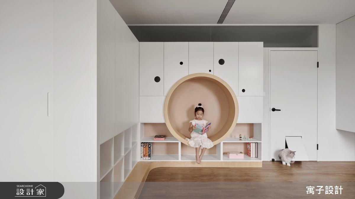 一家三口居住的42坪新成屋，從家庭成員的需求出發，透