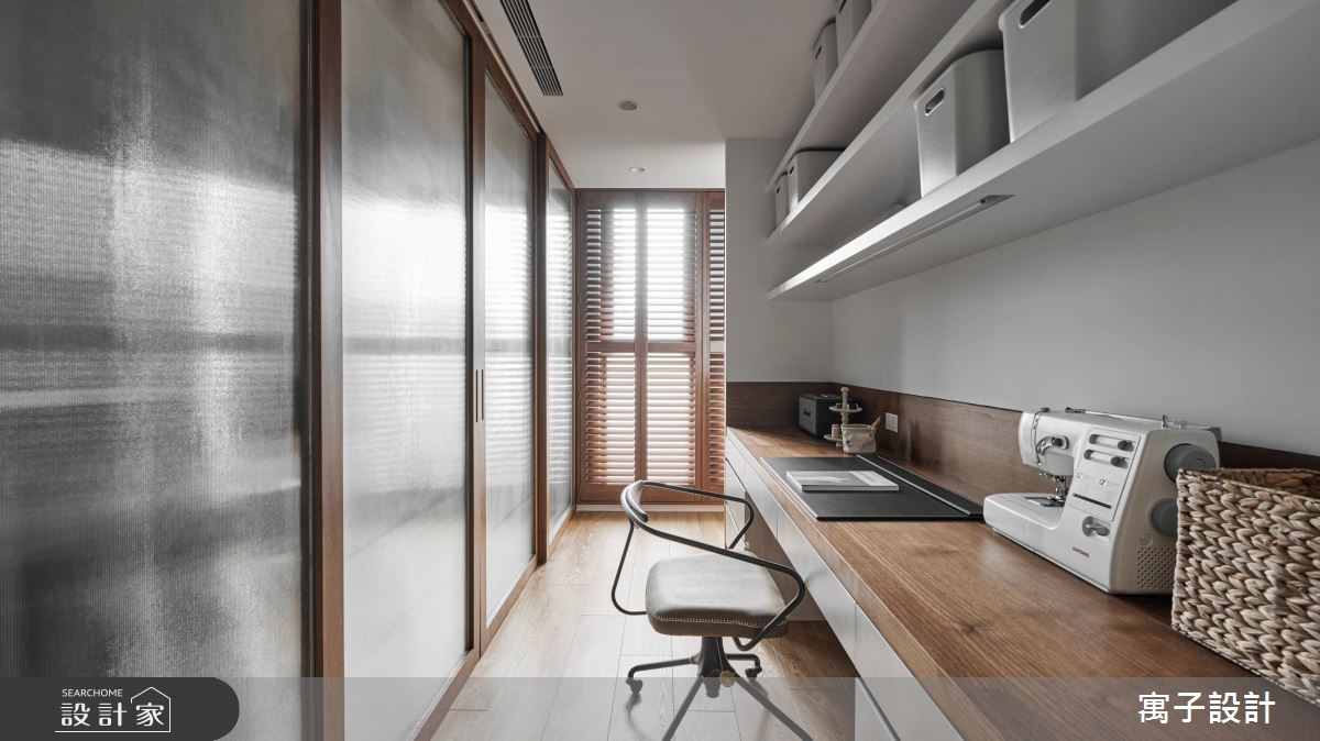 一家三口居住的42坪新成屋，從家庭成員的需求出發，透