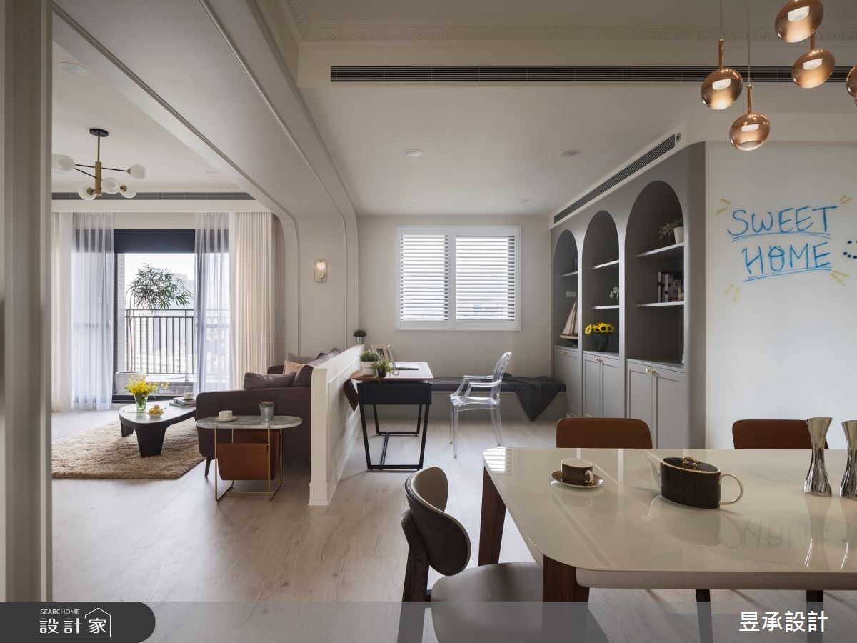 四房兩廳的41坪新成屋，居住成員為兩位大人兩位小孩，