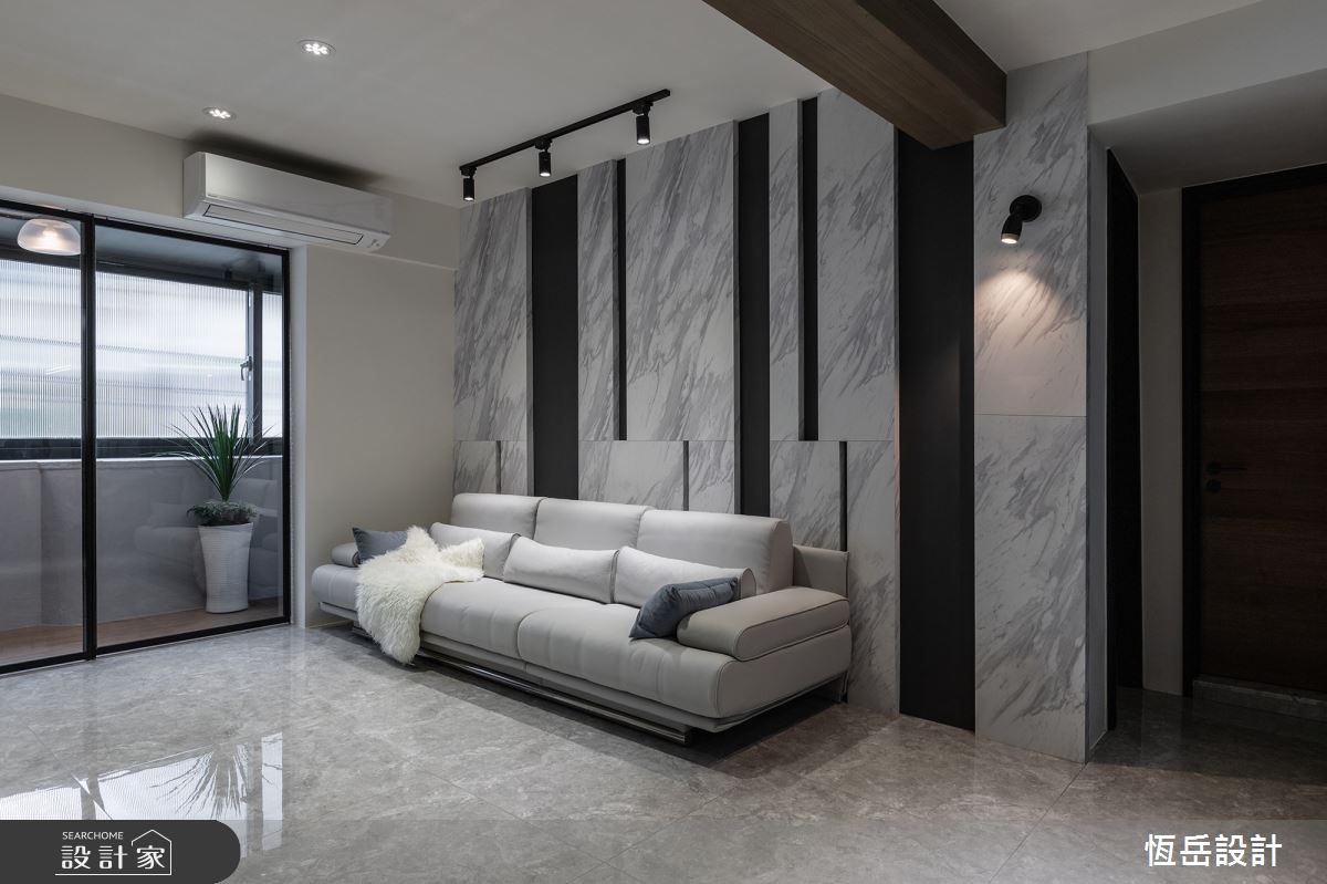 26坪老屋翻新整修，規劃2+1房2廳的空間格局，恆岳設計