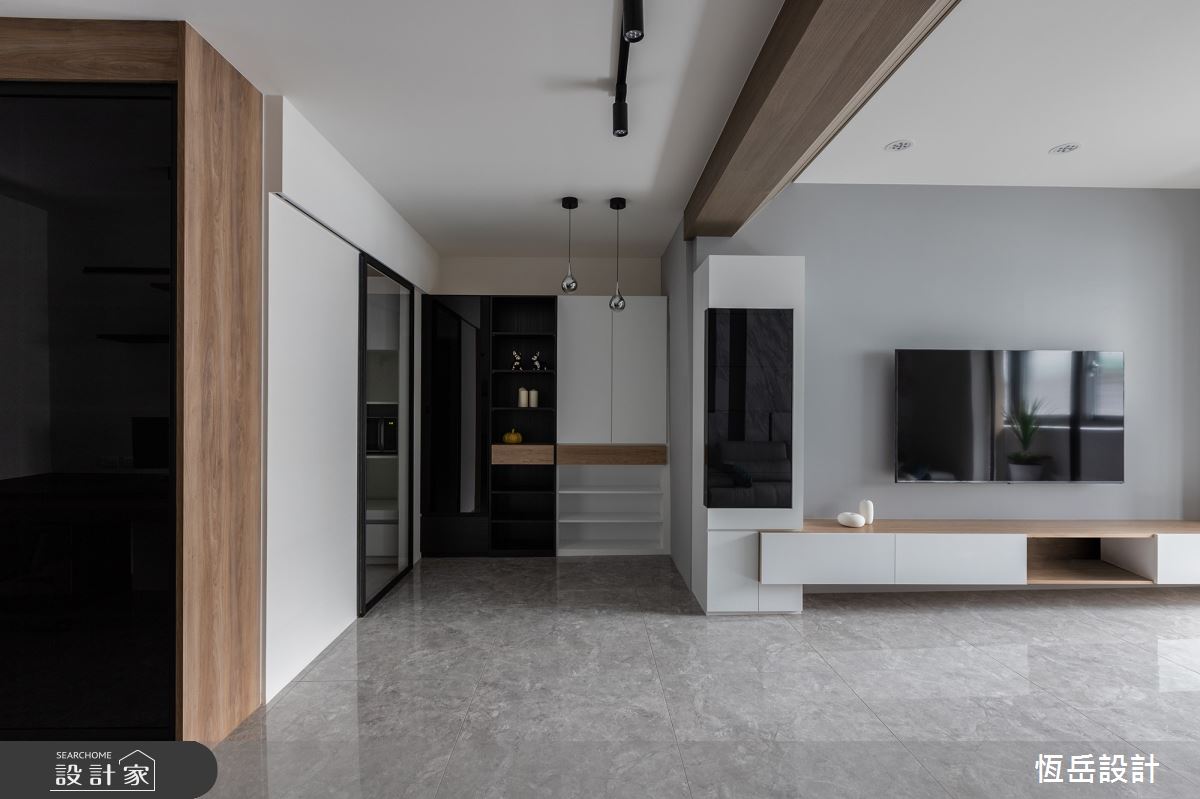 26坪老屋翻新整修，規劃2+1房2廳的空間格局，恆岳設計