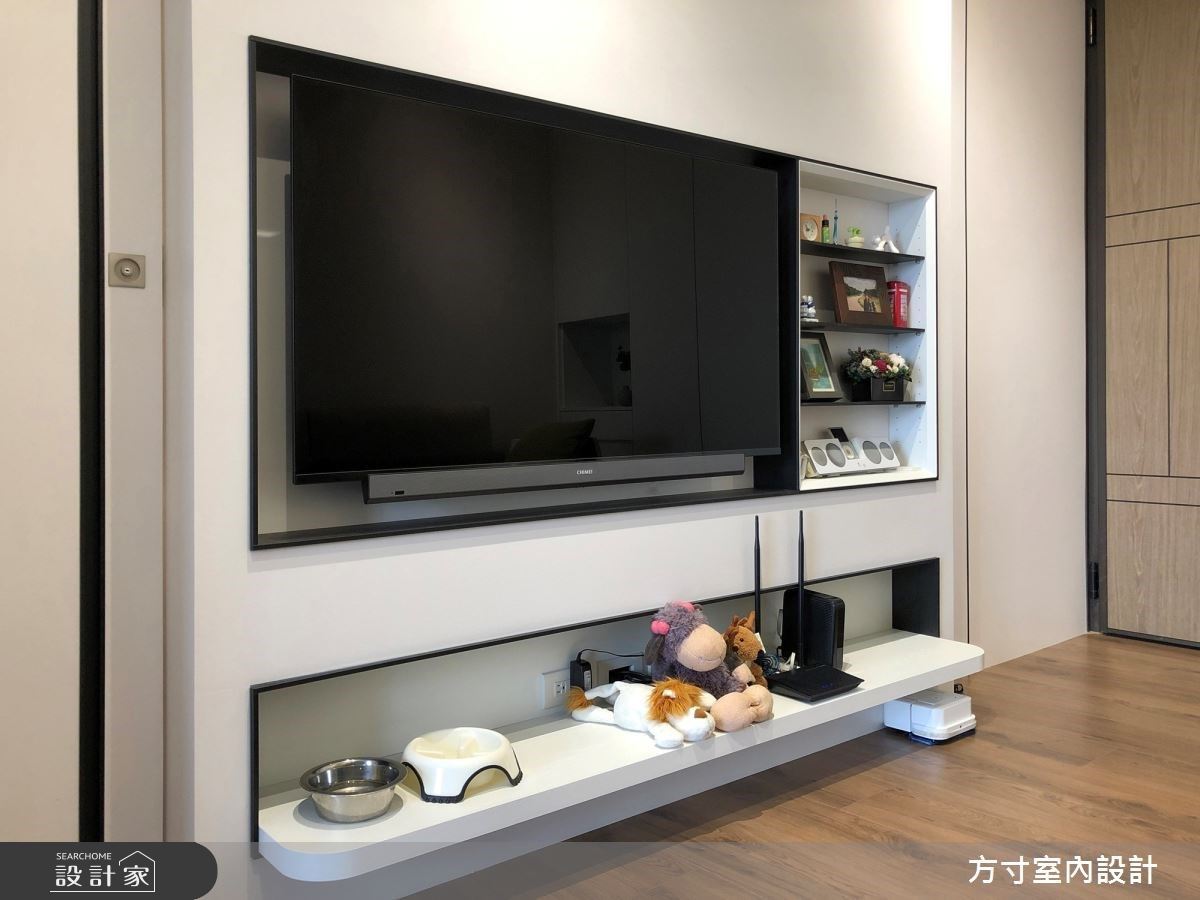 9坪小空間也能擁有寬敞的生活舒適感。設計師利用線條