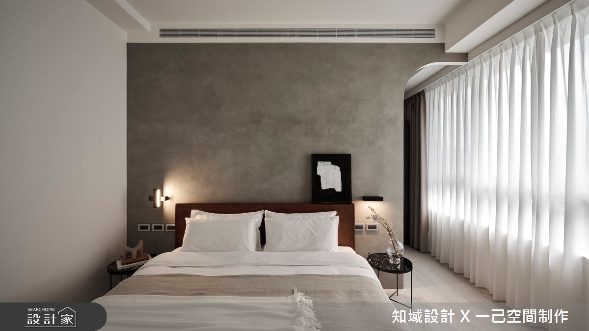 室內25坪擁有三房兩廳的空間,透過多元建材、色彩搭配