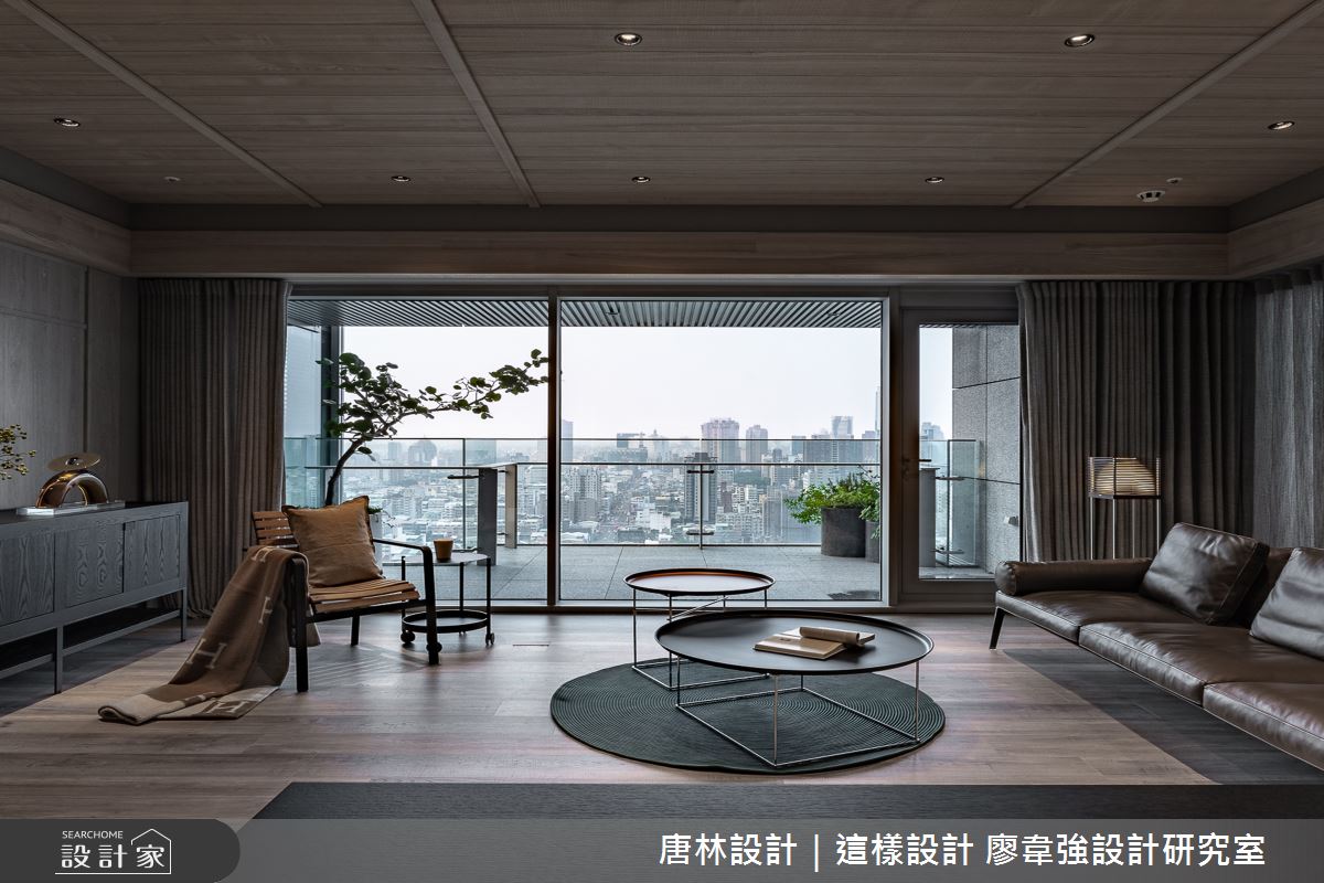 「旅行者」是為全台最美的法式主廚訂製的私宅,廖韋強總監當初看到這個房子,便決定讓這個空間像座瑞士山上的度假小屋,打造讓人返家就能徹底放鬆的品味空間。