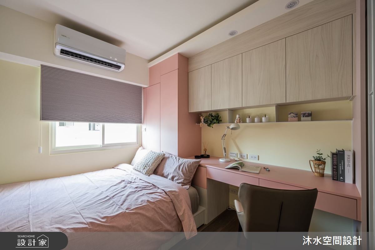 居住成員為2大2小的32坪4房2廳混搭風老屋，融合了北歐