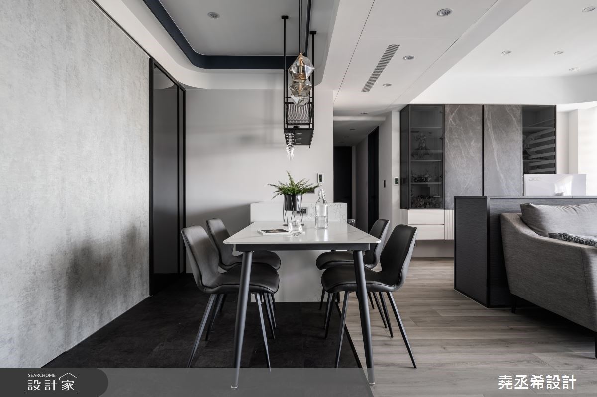 33 坪現代風空間裡，承載屋主夫妻倆生活態度與風格品