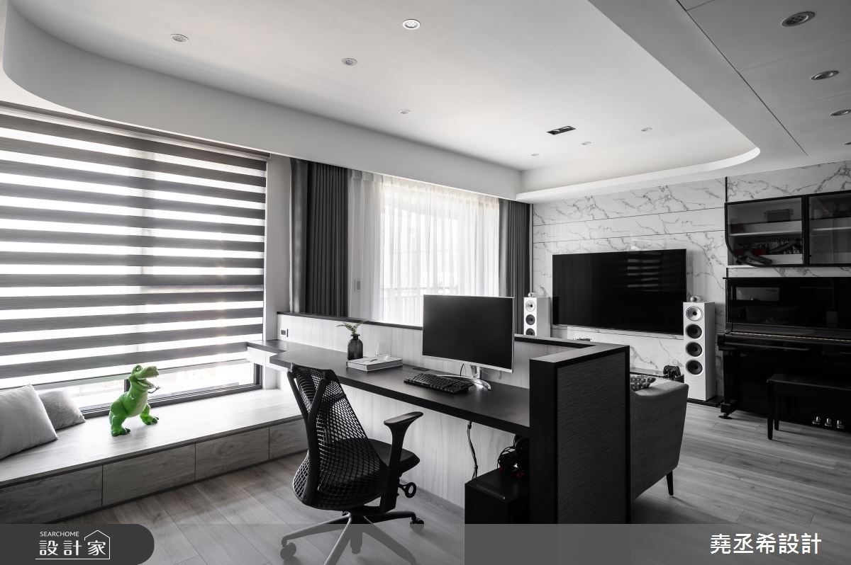 33 坪現代風空間裡，承載屋主夫妻倆生活態度與風格品