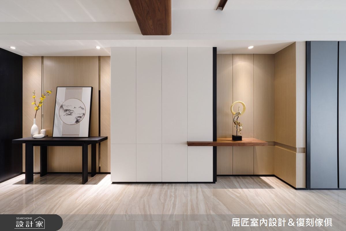 這棟四層樓的的透天別墅,裝修時屋主提出寬廣的客廳、