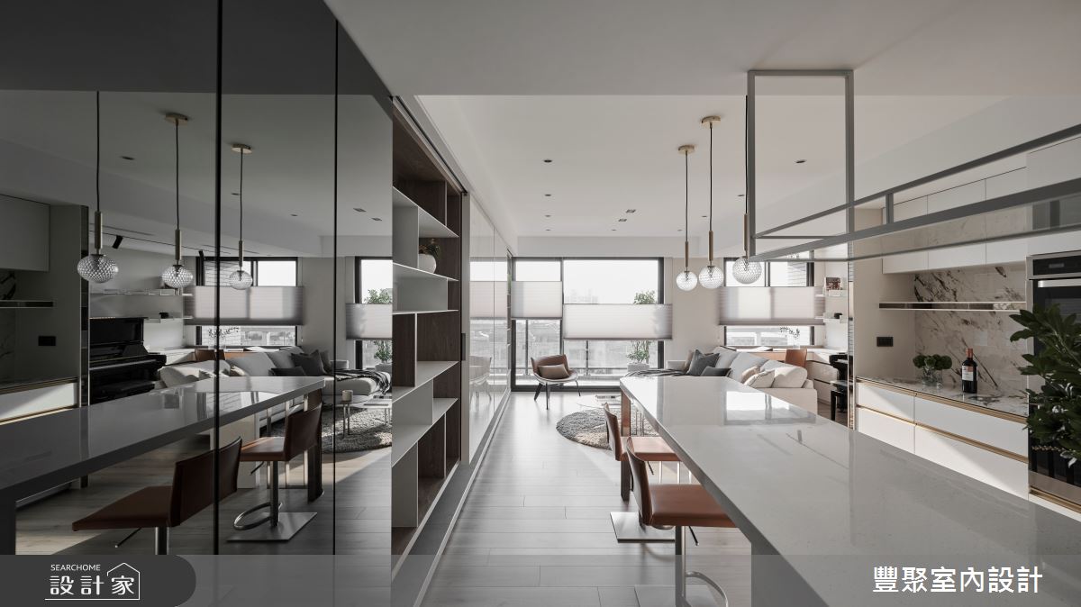 一家三口入住24坪現代宅,在空間內發揮質材本身的優勢