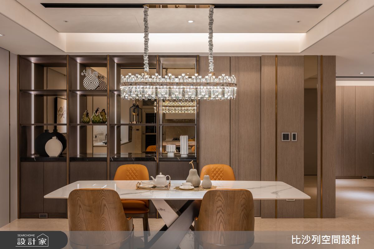 此案為50坪現代宅,比沙列空間設計 張靜峰總監,於空