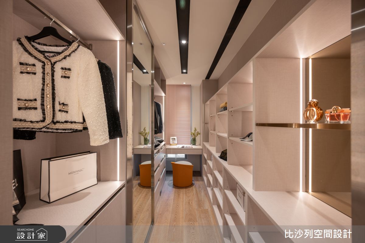 此案為50坪現代宅,比沙列空間設計 張靜峰總監,於空