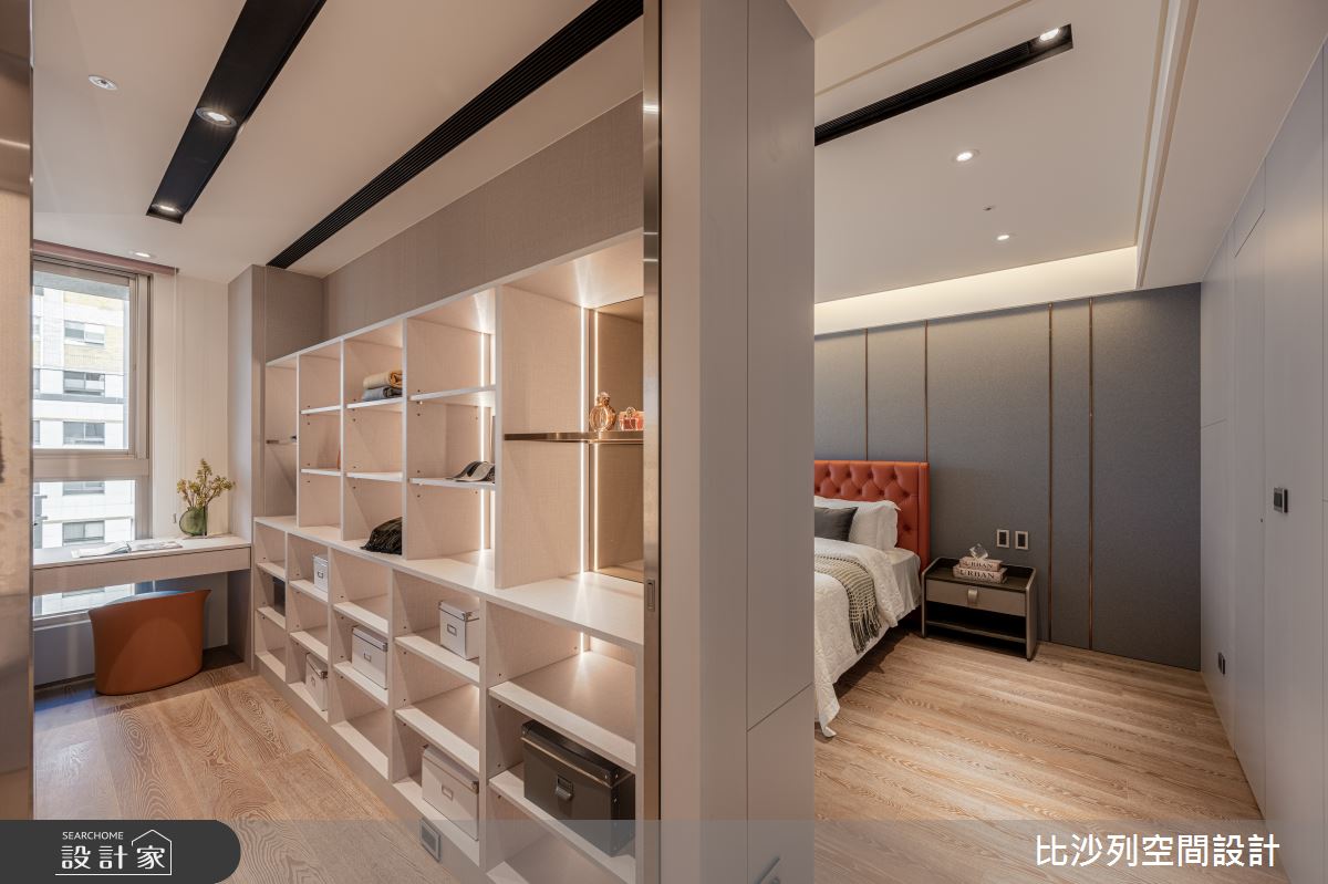 此案為50坪現代宅,比沙列空間設計 張靜峰總監,於空