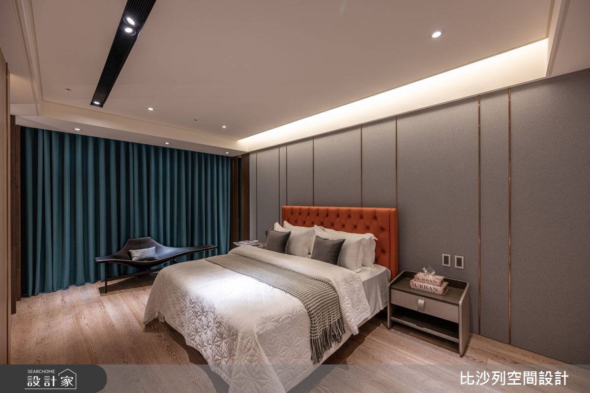 此案為50坪現代宅,比沙列空間設計 張靜峰總監,於空