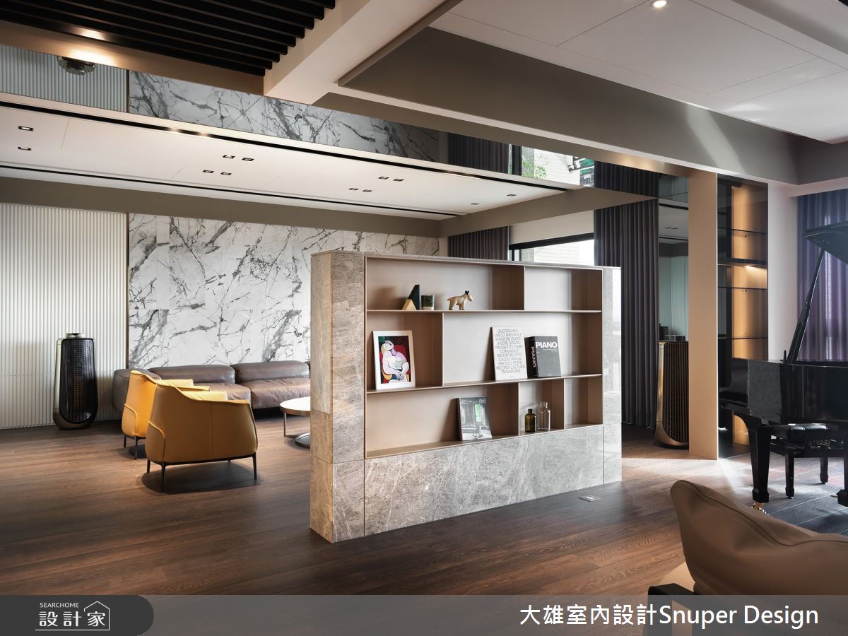 此案為70坪現代風都會豪邸，地理位置鄰近河岸景觀又可