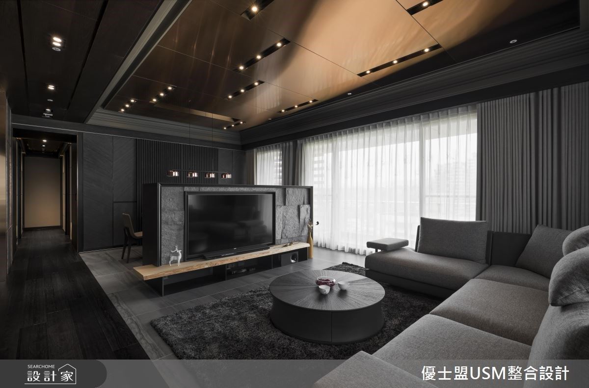 60 坪大坪數豪宅以日式禪風作為設計主軸，在細膩的選