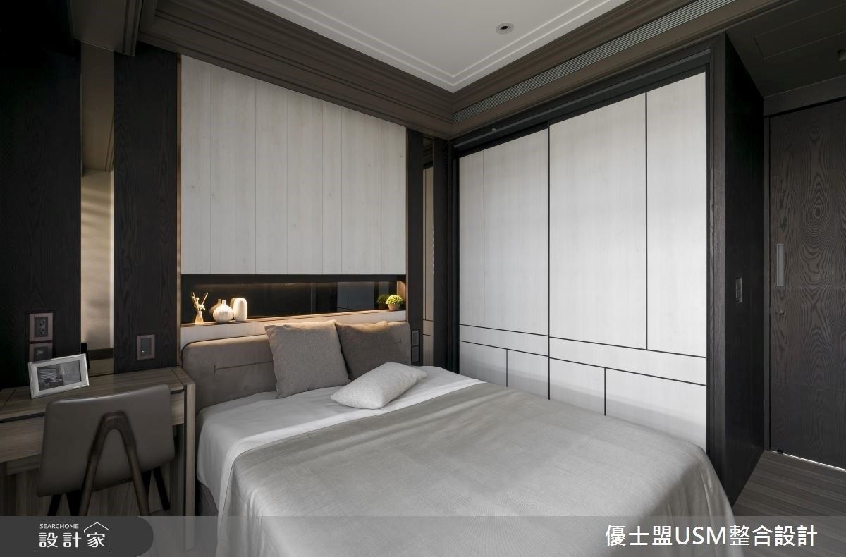 60 坪大坪數豪宅以日式禪風作為設計主軸，在細膩的選