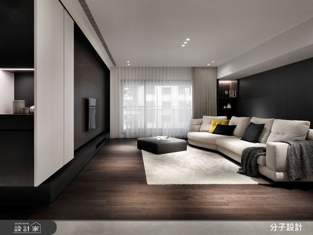 58 坪現代宅,是屋主夫妻和孩子的新家,期待能減少空