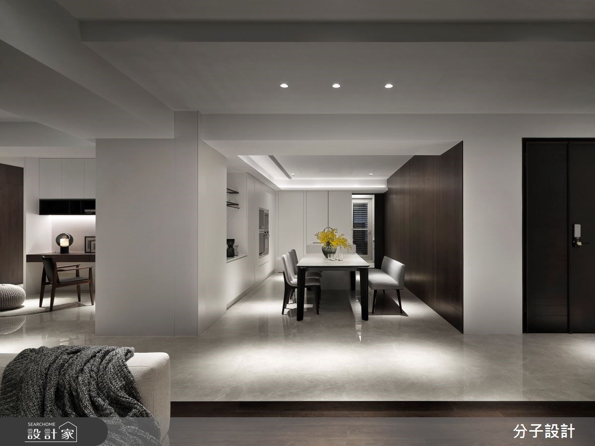 58 坪現代宅,是屋主夫妻和孩子的新家,期待能減少空