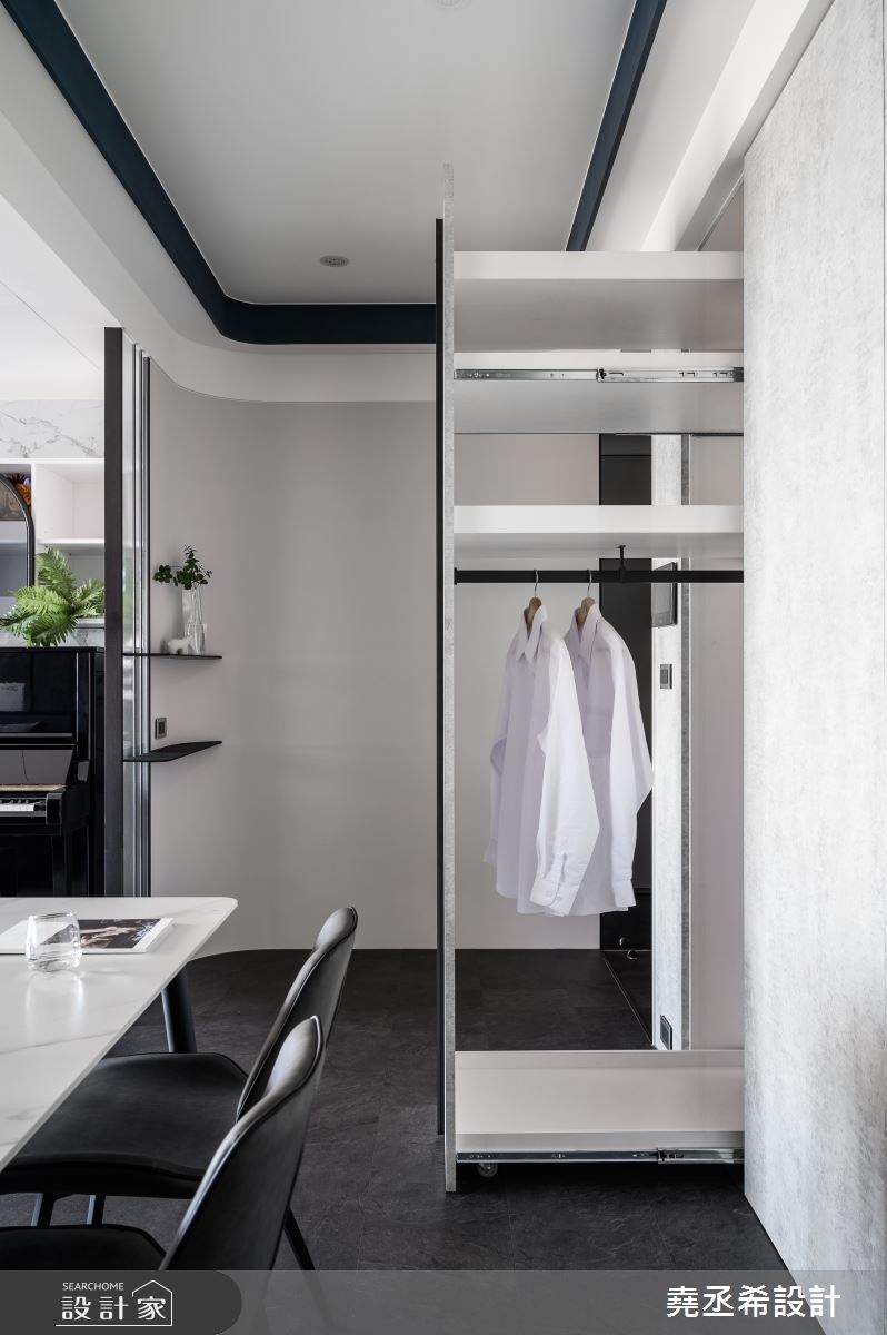 35 坪的現代風居家，承載了屋主的絕佳生活品味，設計