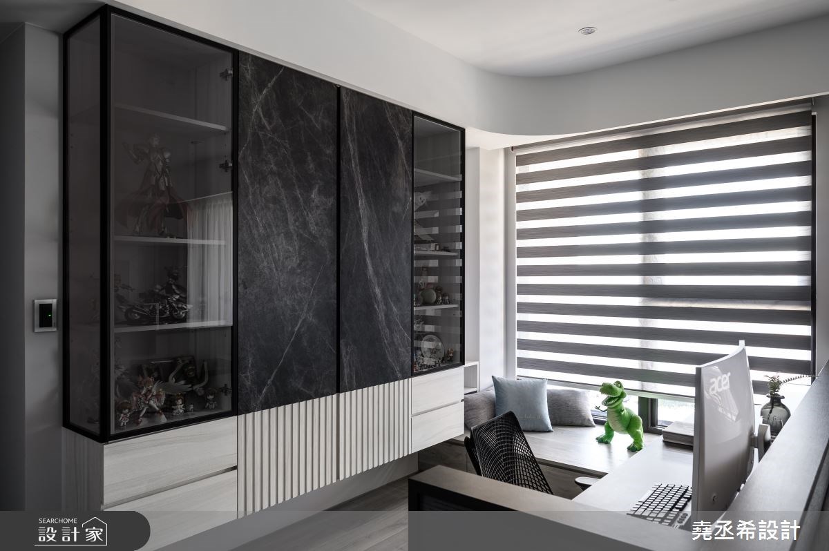 35 坪的現代風居家，承載了屋主的絕佳生活品味，設計