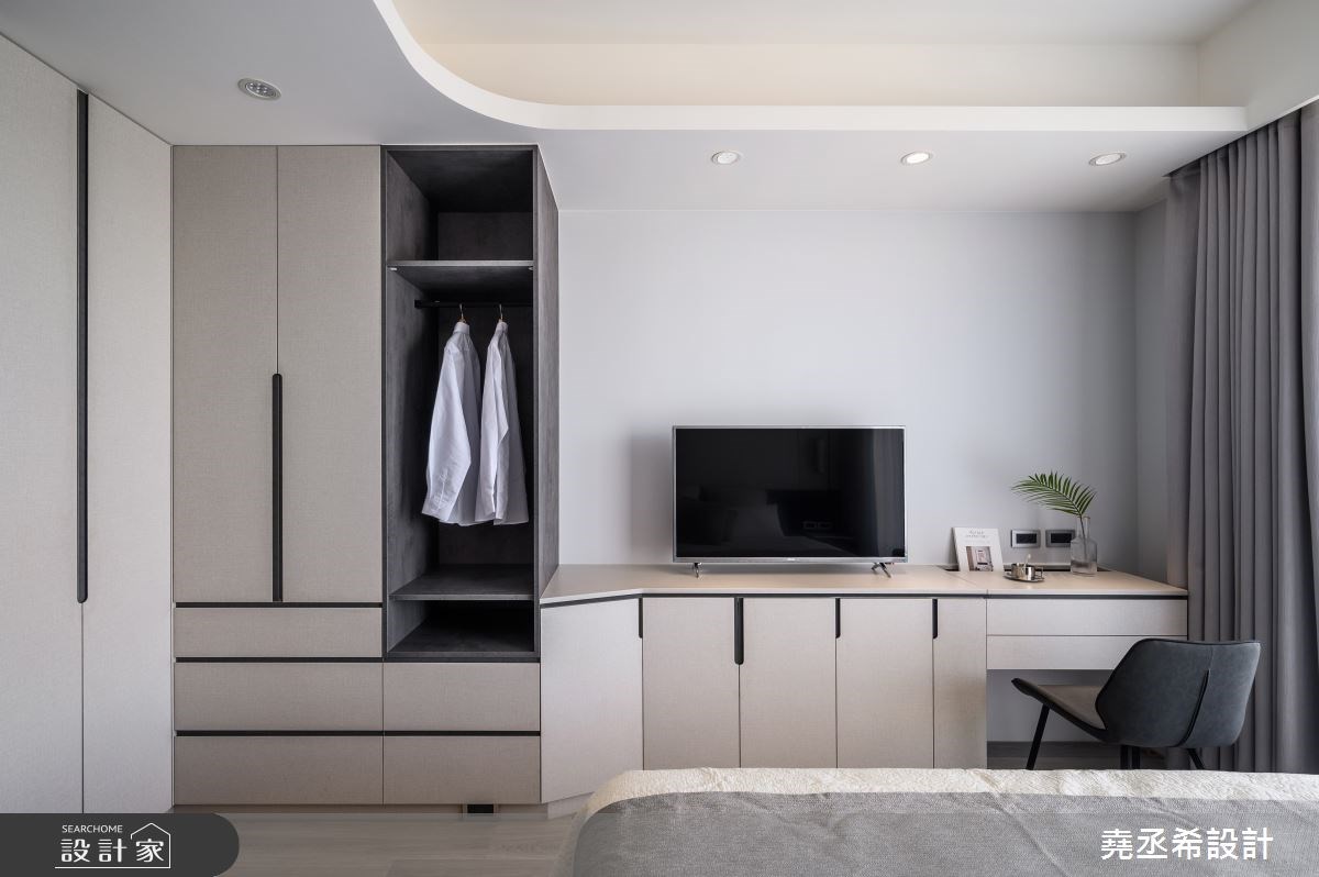35 坪的現代風居家，承載了屋主的絕佳生活品味，設計