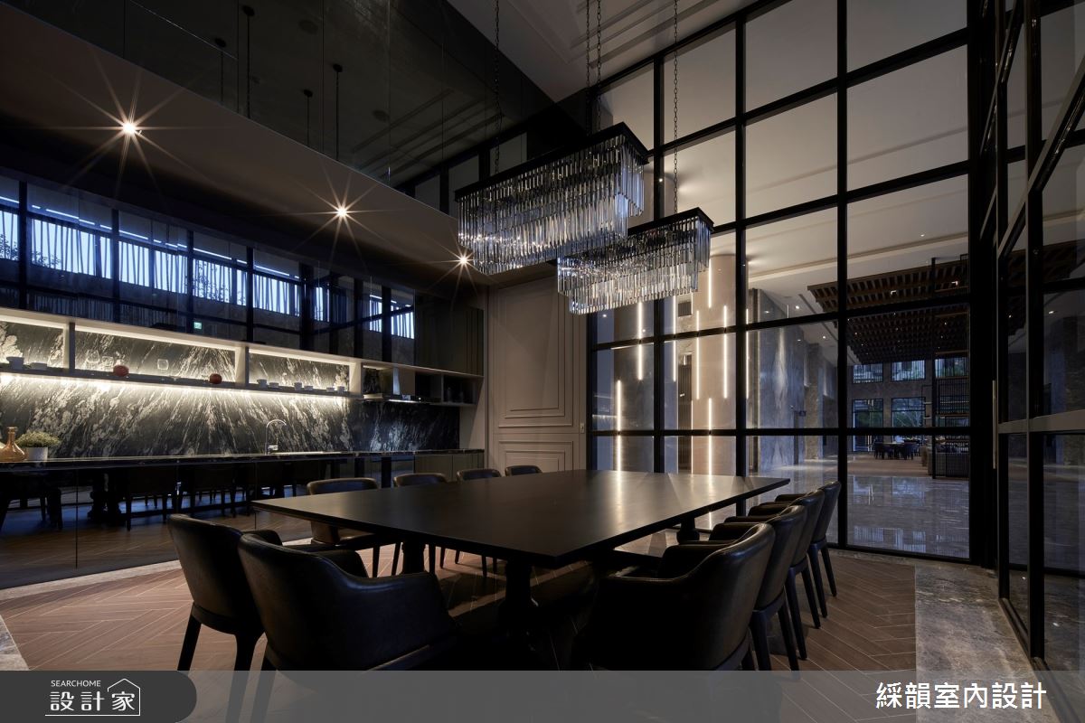 此案為270坪百川凱硯公設,場域本身有著充沛的採光優