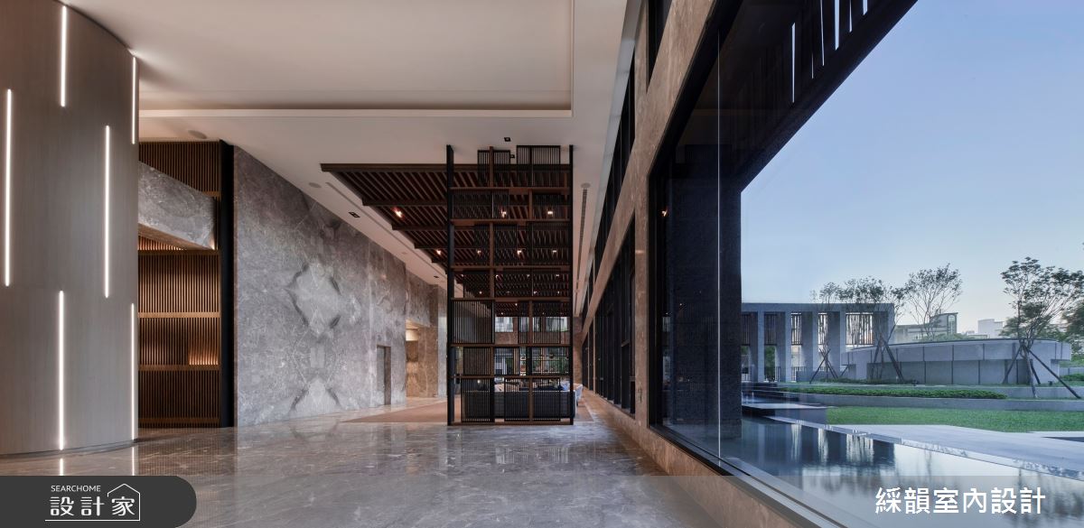 此案為270坪百川凱硯公設,場域本身有著充沛的採光優