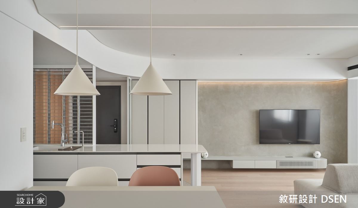 32坪北歐宅,敘研設計團隊將格局規劃為2+1房2廳,讓設