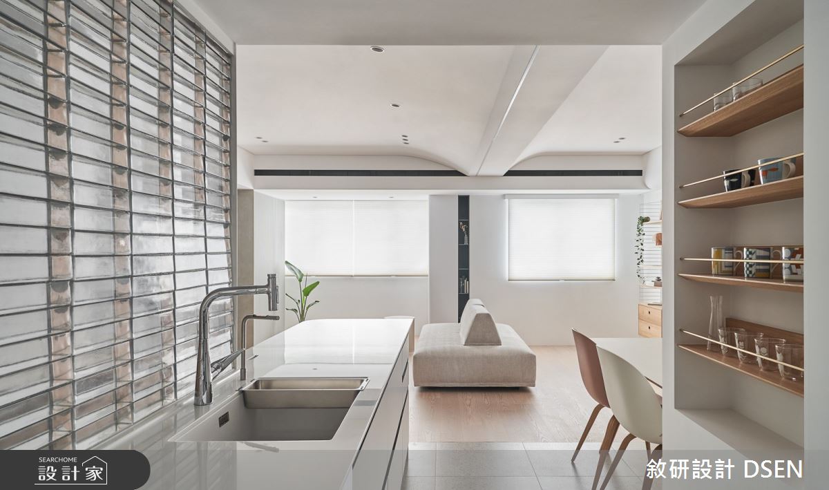 32坪北歐宅,敘研設計團隊將格局規劃為2+1房2廳,讓設