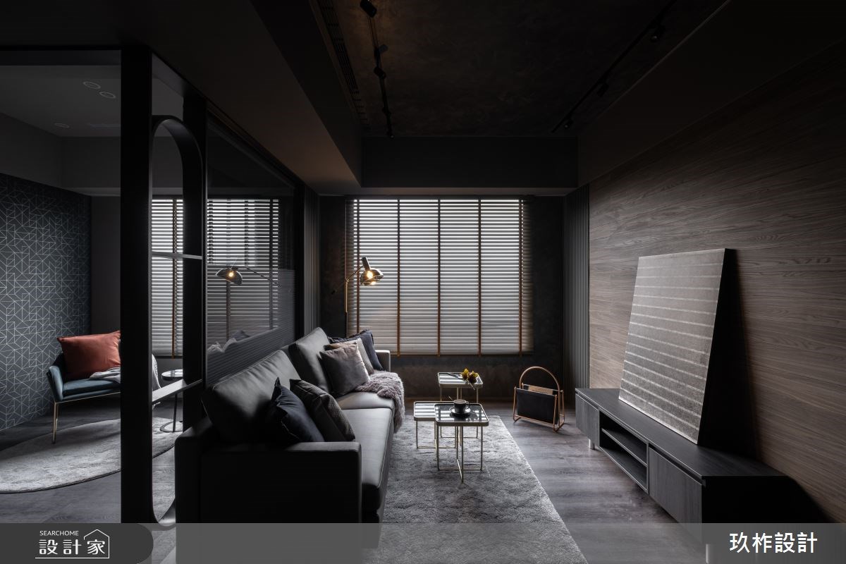 佔地超過百坪的現代風接待中心,以「光影盒子」為發想