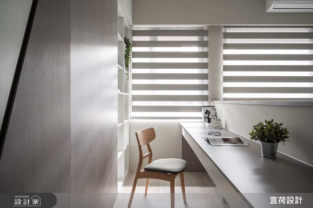 35坪的新成屋為屋主的新婚宅，原屋況具有廊道狹窄、收