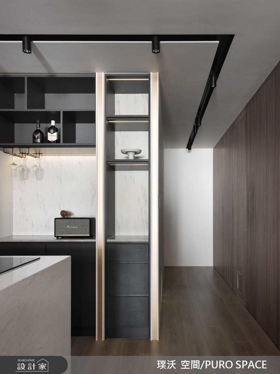 45坪的混搭風保留採光良好,完美詮釋屋主喜愛的現代純