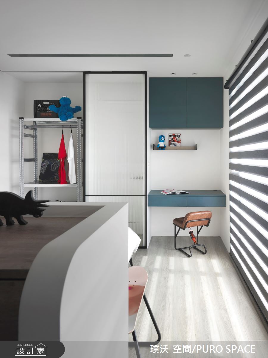 45坪的混搭風保留採光良好,完美詮釋屋主喜愛的現代純