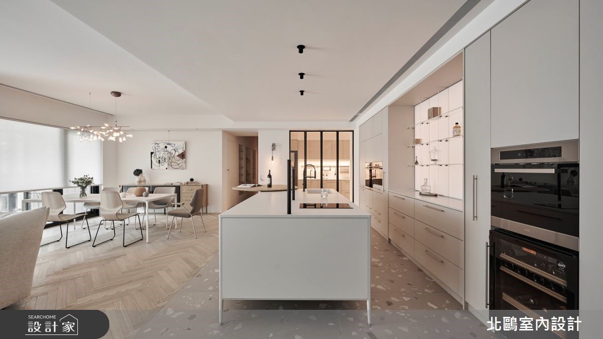 55.2坪毛胚屋改造北歐風空間，開放公領域讓客、餐廳相