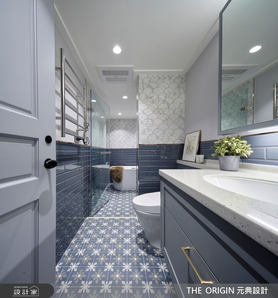 由老屋翻新的 60 坪美式風住宅，雖然原始坪數相當寬敞