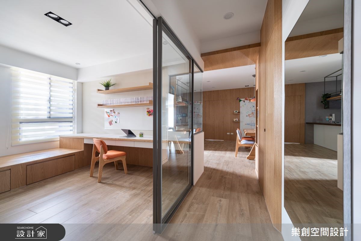 大篇幅留白、溫潤踏實的木質調與明亮光感，都是北歐風