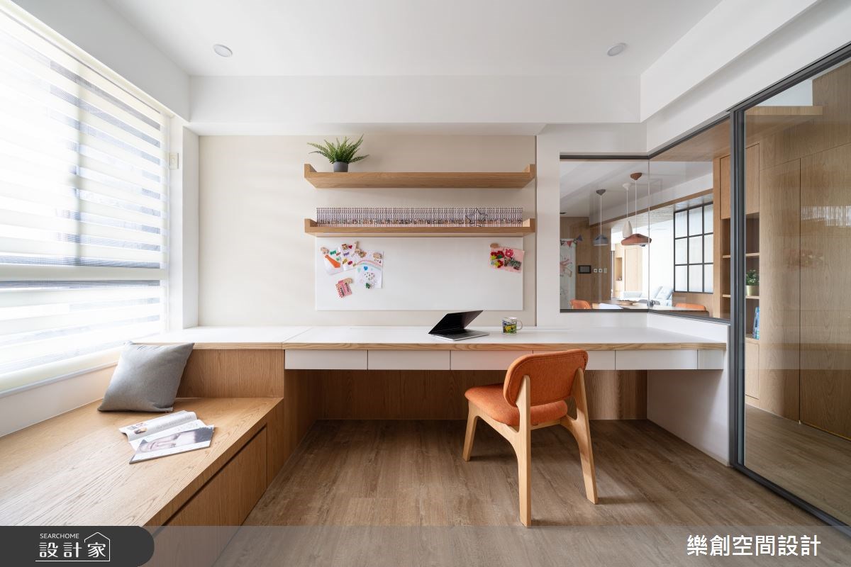 大篇幅留白、溫潤踏實的木質調與明亮光感，都是北歐風