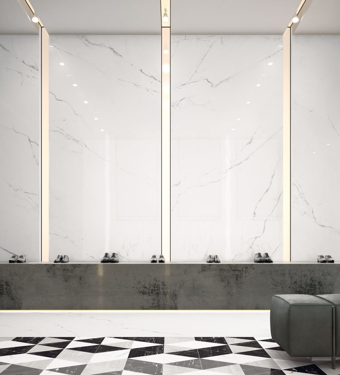 磁磚最早的起源可以追溯到公元前 4000 年，在建築裝飾