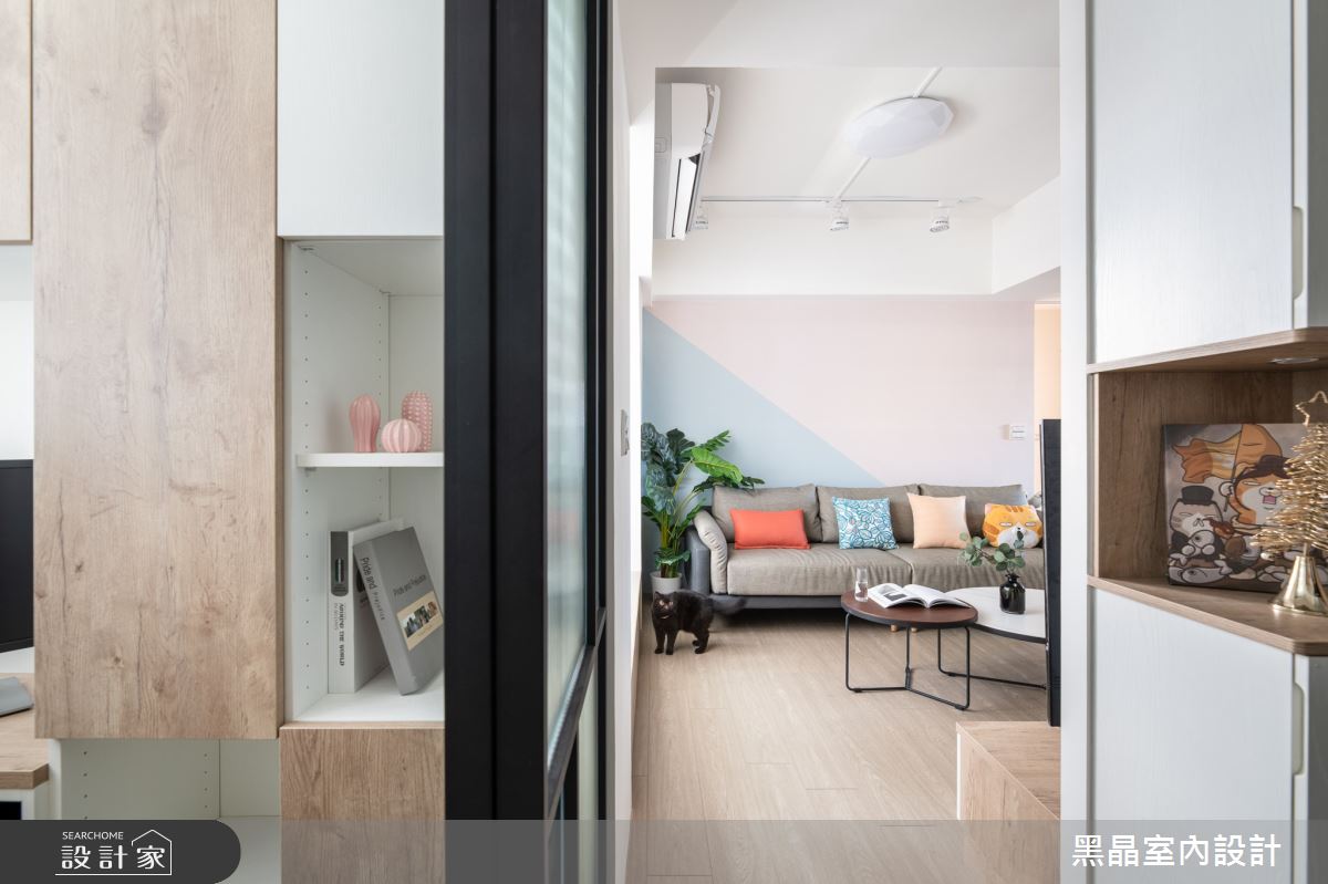 23.5坪老屋翻新北歐宅，引入充沛暖陽、梳理動線，延伸