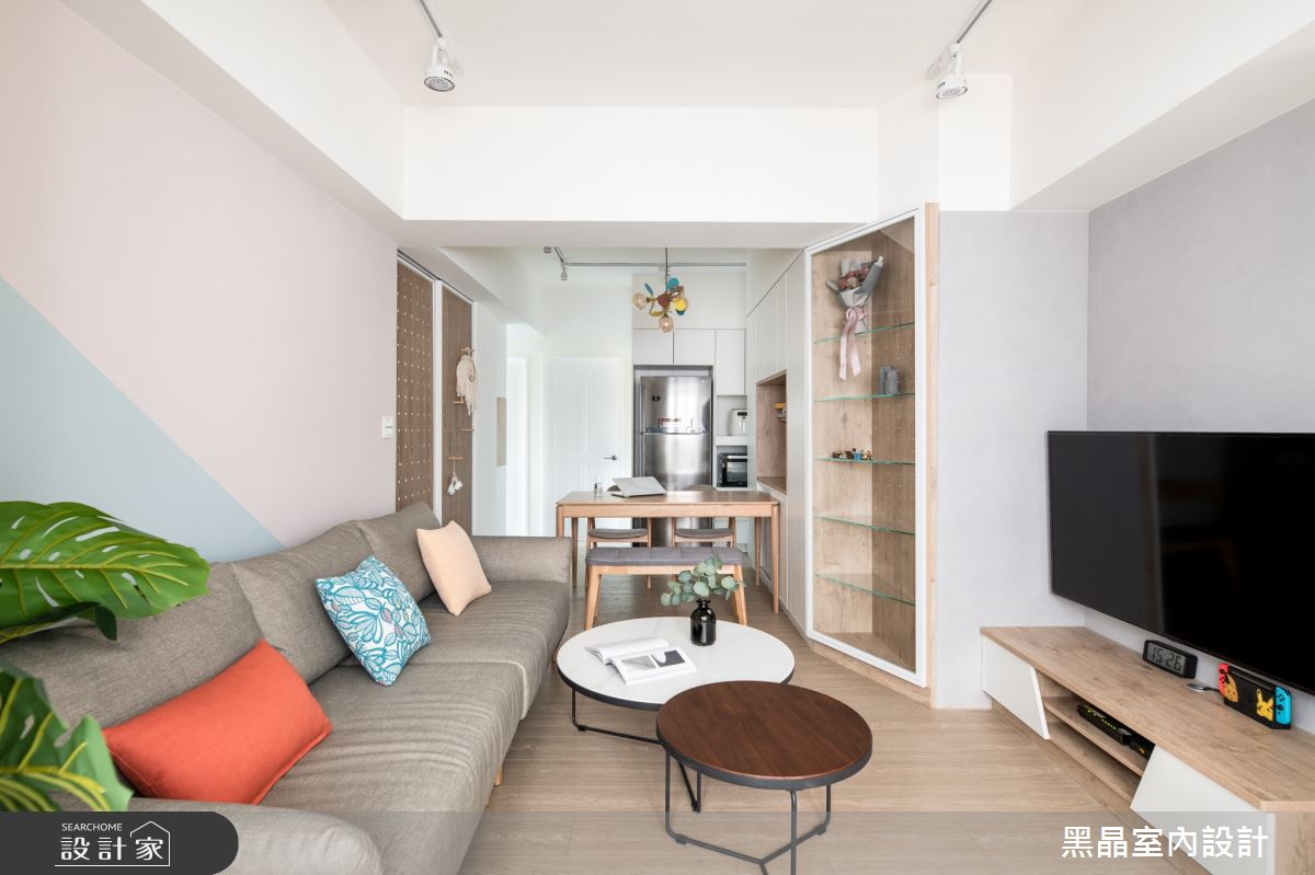 23.5坪老屋翻新北歐宅，引入充沛暖陽、梳理動線，延伸