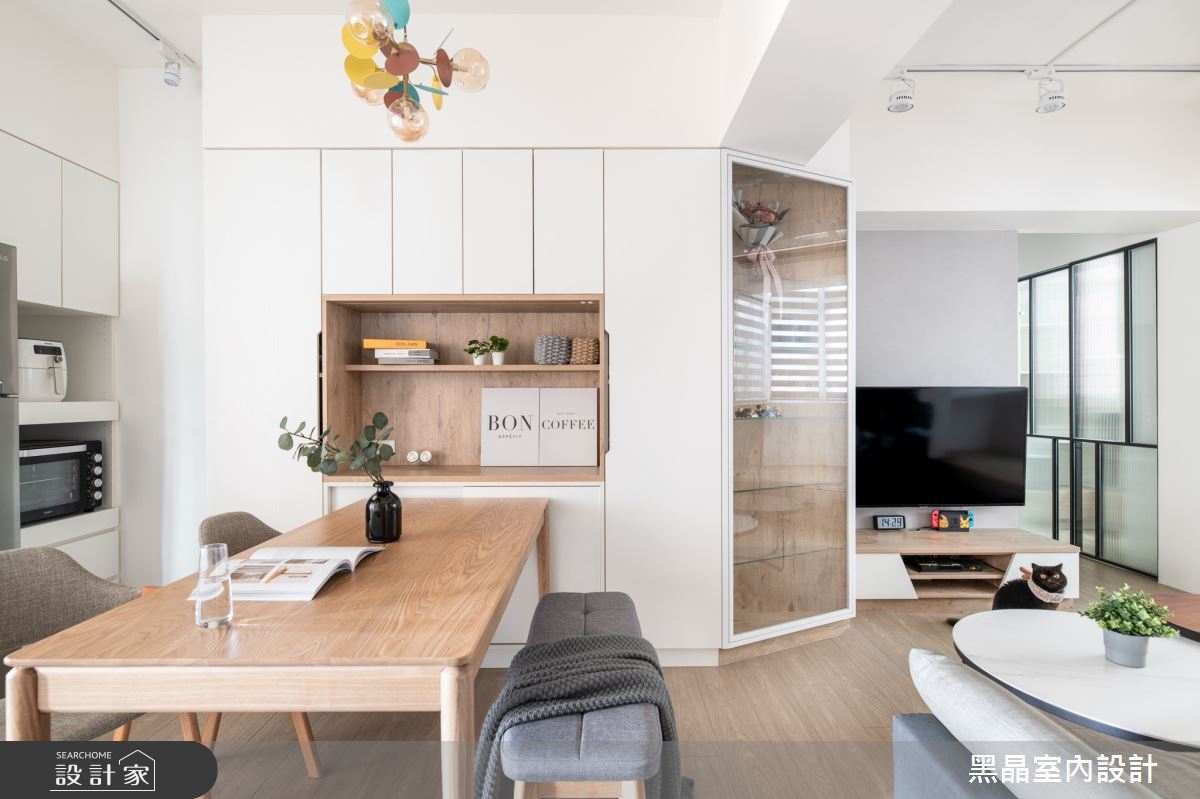 23.5坪老屋翻新北歐宅，引入充沛暖陽、梳理動線，延伸