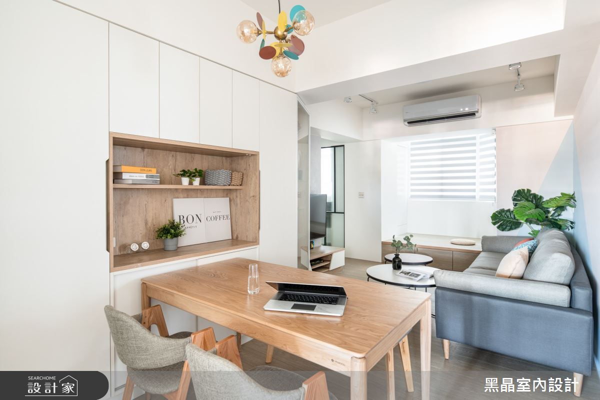 23.5坪老屋翻新北歐宅，引入充沛暖陽、梳理動線，延伸