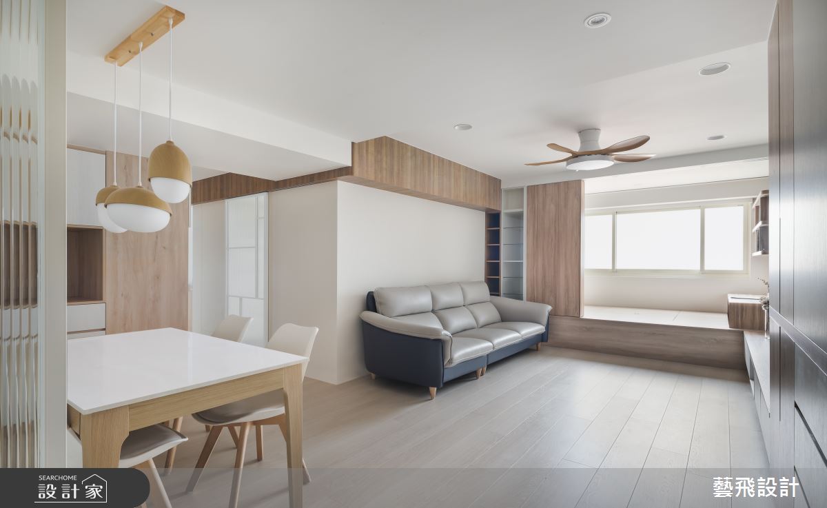 25坪老屋翻新日系無印風，傳承屋主一家人原有的生活方