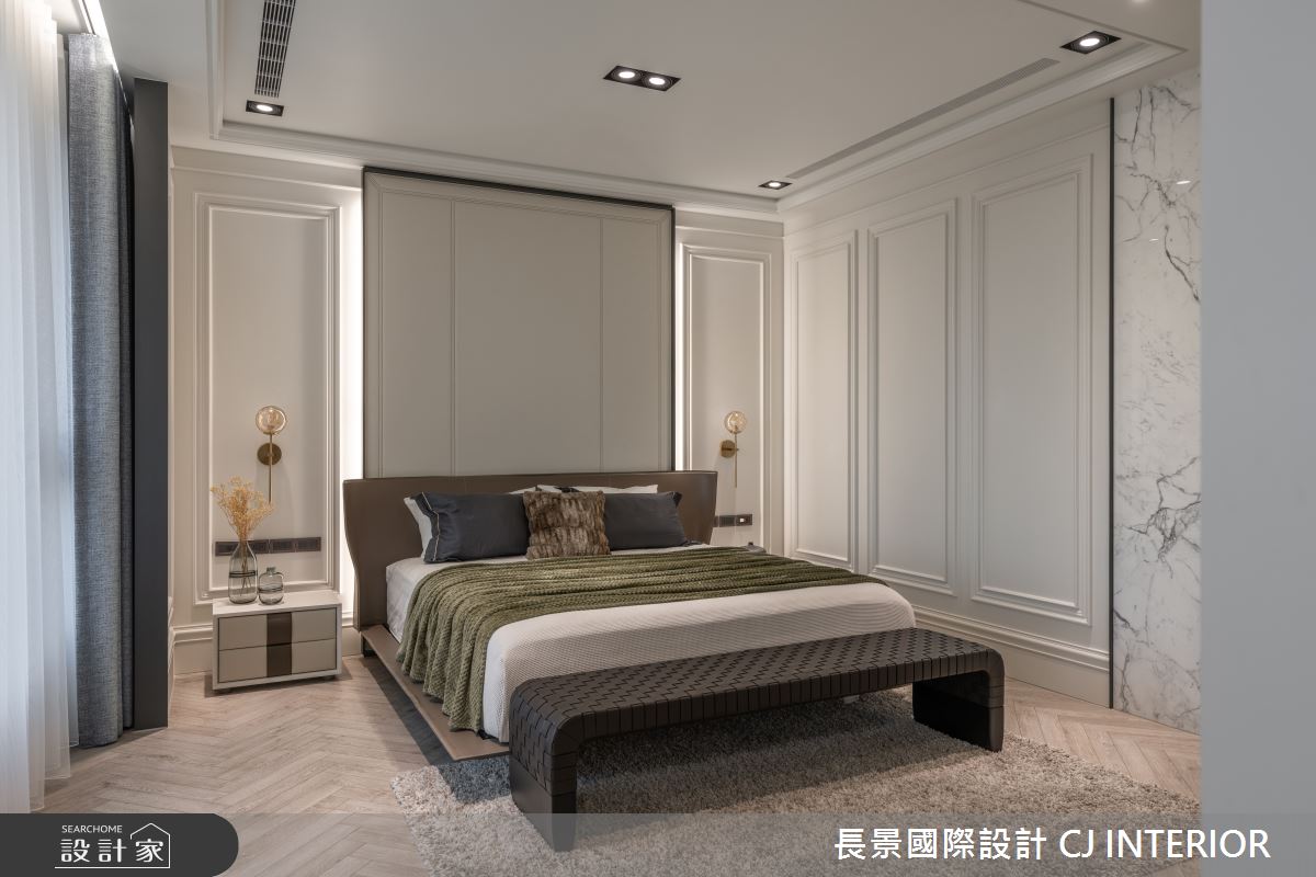 180坪的優雅空間為兩戶住宅改造而成,設計師貫徹設計