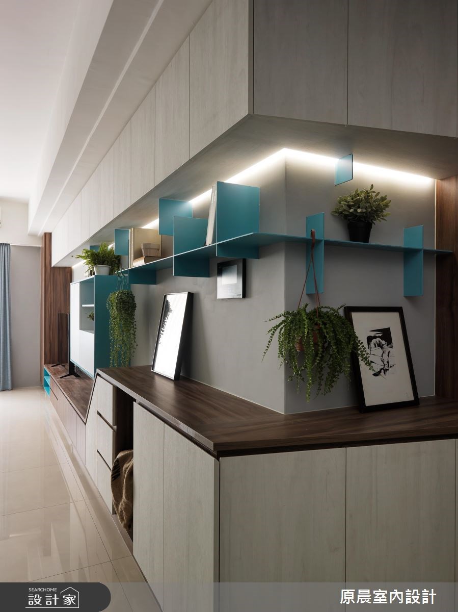 32坪的新成屋,是一家五口未來的家,屋主提出塑造溫暖